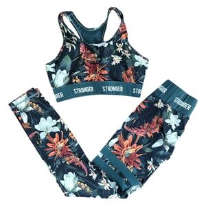 Stronger Sports Bra and Leggings Set